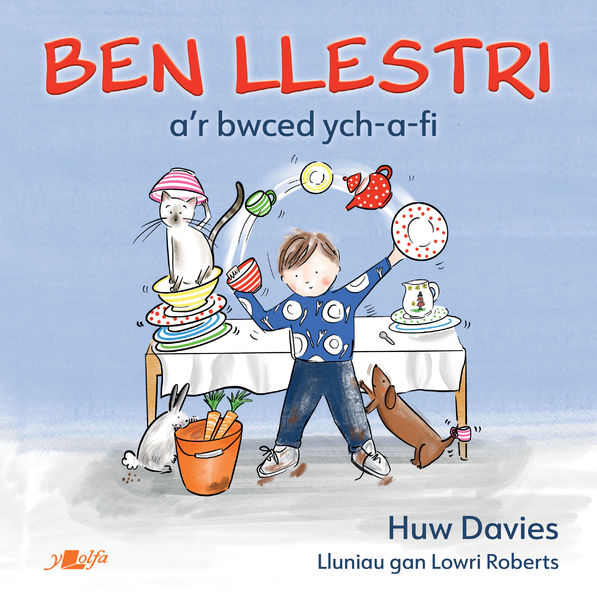 Awdur llwyddiannus yn ysgrifennu ei lyfr Cymraeg cyntaf i blant